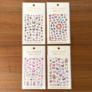 NWT Manicure Floral & Butterfly Nail Stickers
